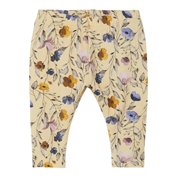  Name it - Bulu leggings m. blomster - Double cream